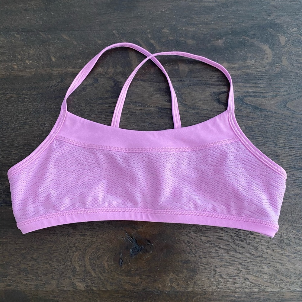 Pink Ivivva crop top, girls